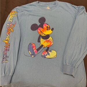 Disney Blue Crew Neck Shirt
